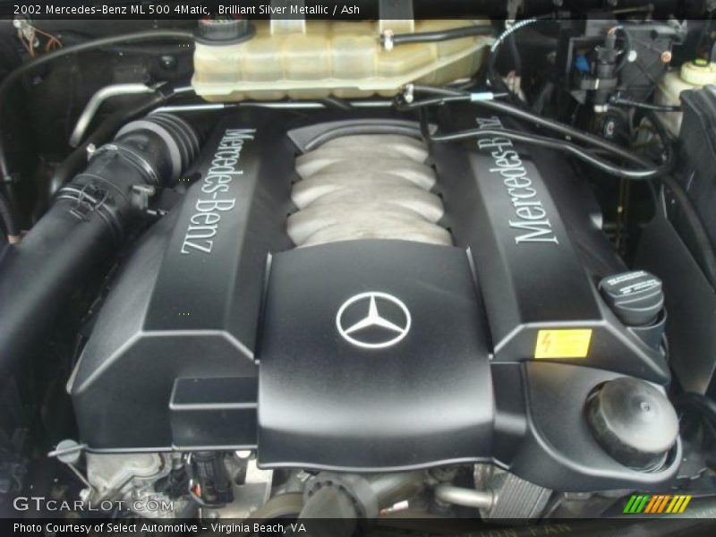  2002 ML 500 4Matic Engine - 5.0 Liter SOHC 24-Valve V8