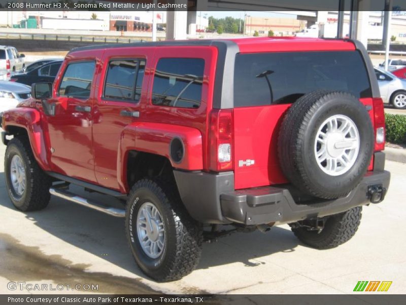 Sonoma Red Metallic / Light Cashmere 2008 Hummer H3 X