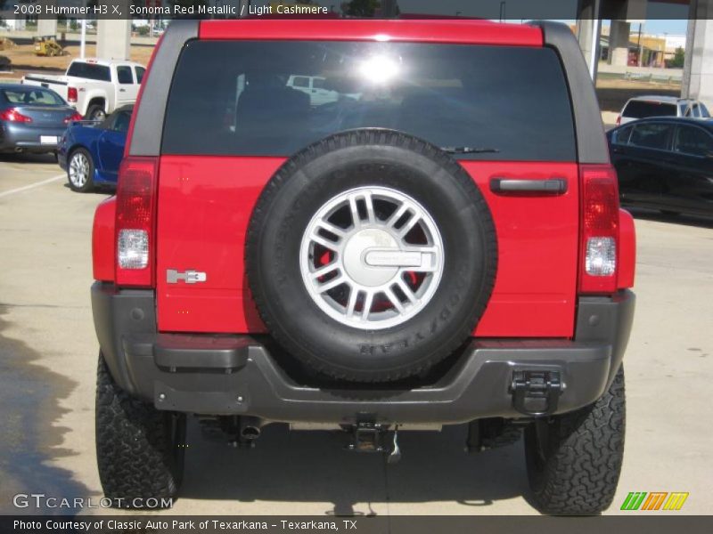 Sonoma Red Metallic / Light Cashmere 2008 Hummer H3 X