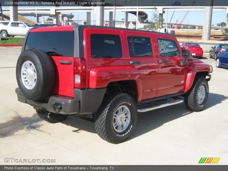 Sonoma Red Metallic / Light Cashmere 2008 Hummer H3 X
