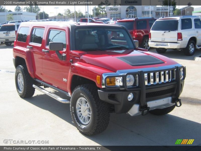 Sonoma Red Metallic / Light Cashmere 2008 Hummer H3 X