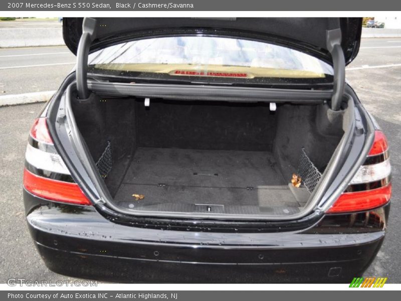 Black / Cashmere/Savanna 2007 Mercedes-Benz S 550 Sedan