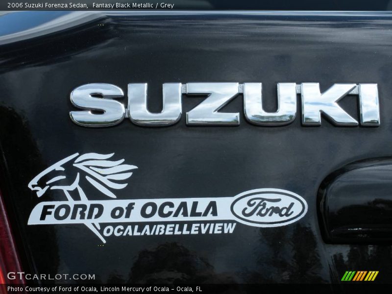 Fantasy Black Metallic / Grey 2006 Suzuki Forenza Sedan
