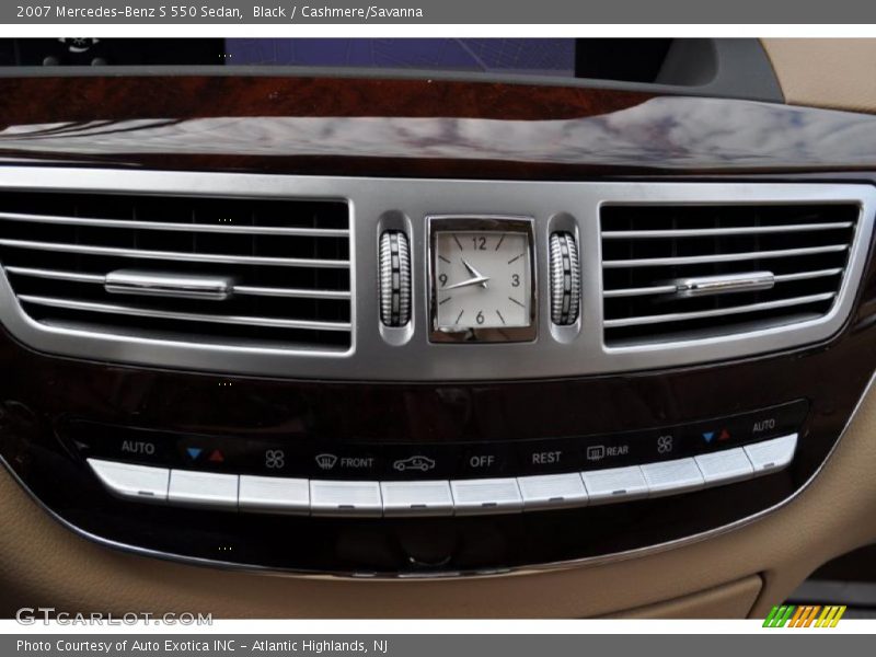 Black / Cashmere/Savanna 2007 Mercedes-Benz S 550 Sedan