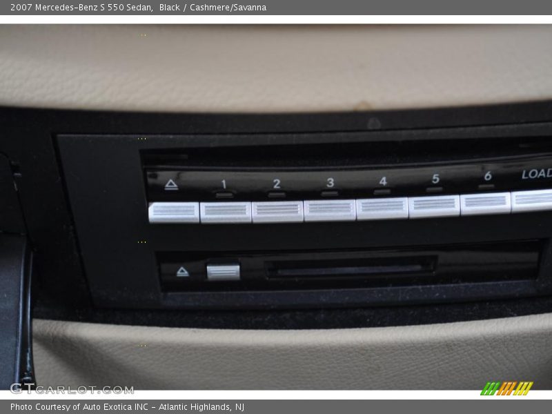 Black / Cashmere/Savanna 2007 Mercedes-Benz S 550 Sedan