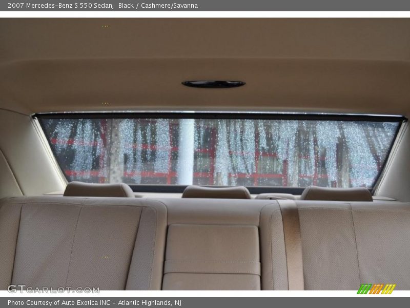 Black / Cashmere/Savanna 2007 Mercedes-Benz S 550 Sedan