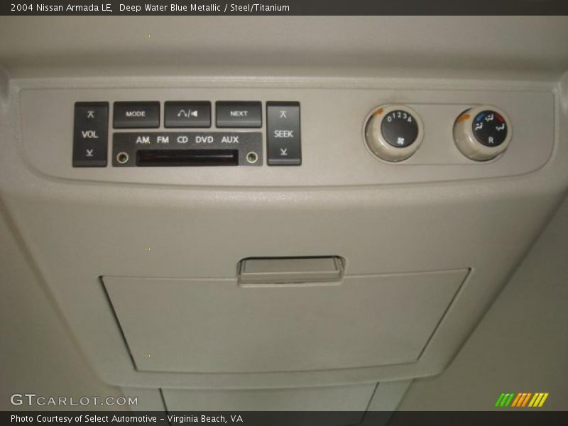 Deep Water Blue Metallic / Steel/Titanium 2004 Nissan Armada LE