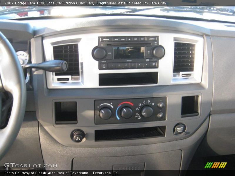 Bright Silver Metallic / Medium Slate Gray 2007 Dodge Ram 1500 Lone Star Edition Quad Cab
