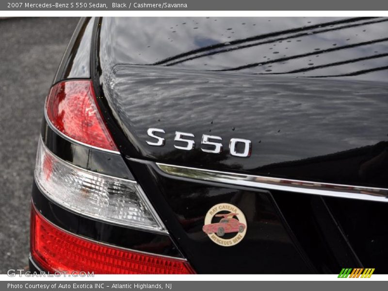 Black / Cashmere/Savanna 2007 Mercedes-Benz S 550 Sedan