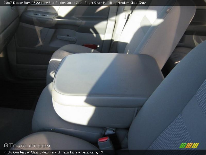 Bright Silver Metallic / Medium Slate Gray 2007 Dodge Ram 1500 Lone Star Edition Quad Cab