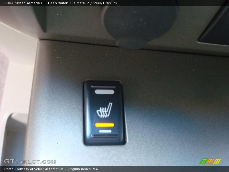 Deep Water Blue Metallic / Steel/Titanium 2004 Nissan Armada LE