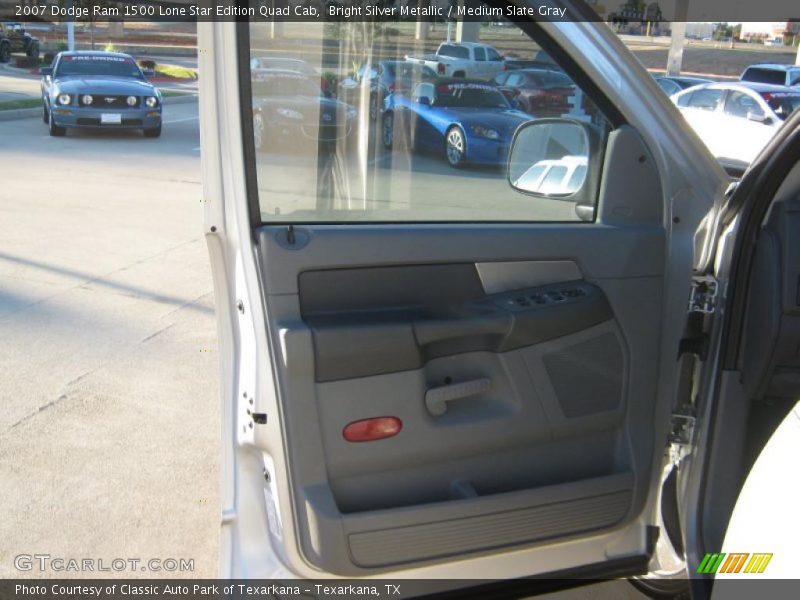 Bright Silver Metallic / Medium Slate Gray 2007 Dodge Ram 1500 Lone Star Edition Quad Cab