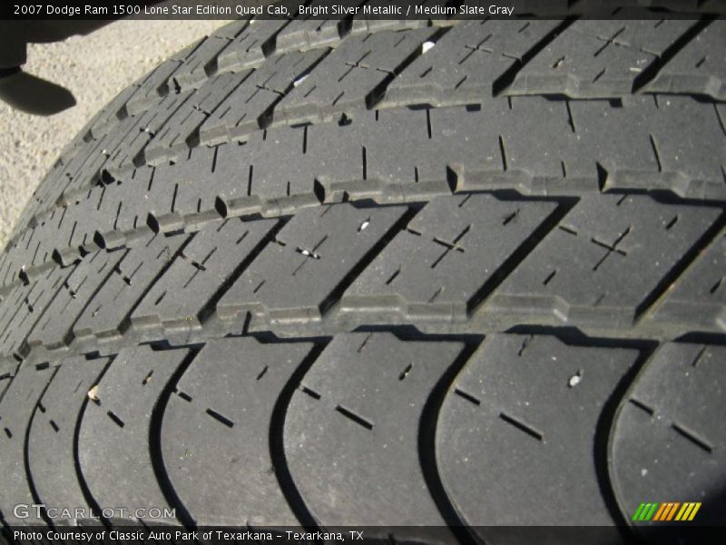 Bright Silver Metallic / Medium Slate Gray 2007 Dodge Ram 1500 Lone Star Edition Quad Cab