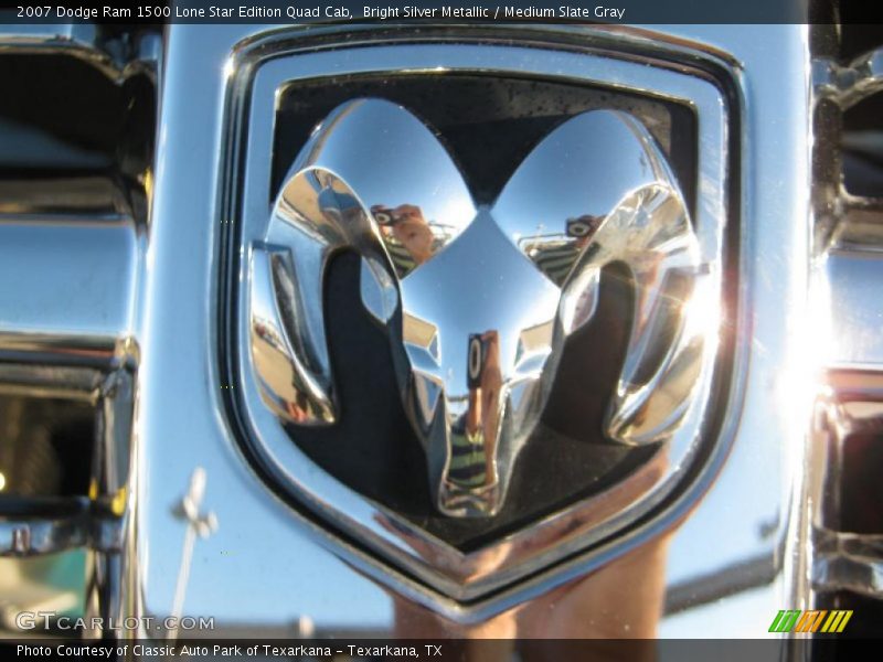 Bright Silver Metallic / Medium Slate Gray 2007 Dodge Ram 1500 Lone Star Edition Quad Cab