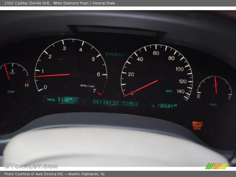 White Diamond Pearl / Neutral Shale 2002 Cadillac DeVille DHS