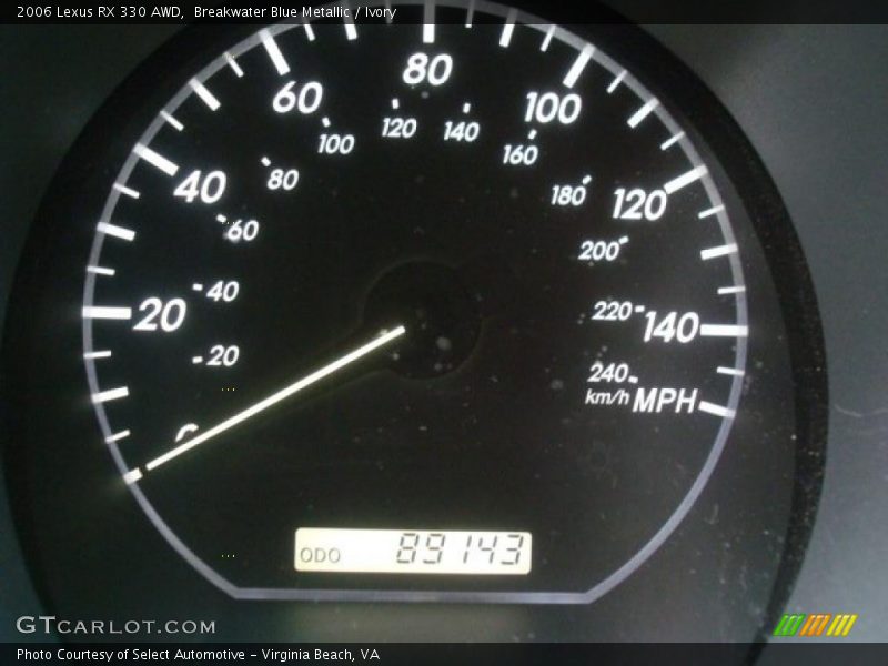 Breakwater Blue Metallic / Ivory 2006 Lexus RX 330 AWD