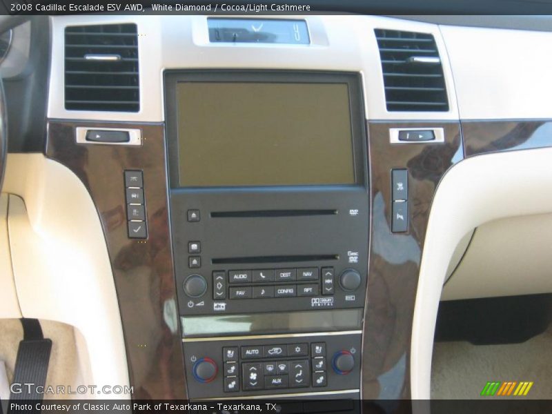 White Diamond / Cocoa/Light Cashmere 2008 Cadillac Escalade ESV AWD
