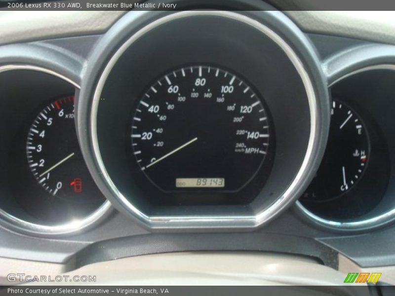 Breakwater Blue Metallic / Ivory 2006 Lexus RX 330 AWD