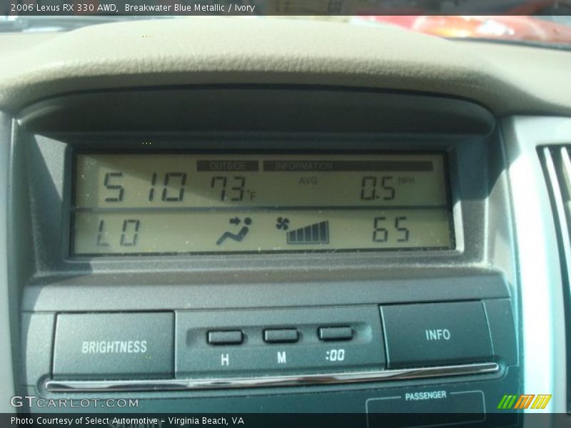 Breakwater Blue Metallic / Ivory 2006 Lexus RX 330 AWD