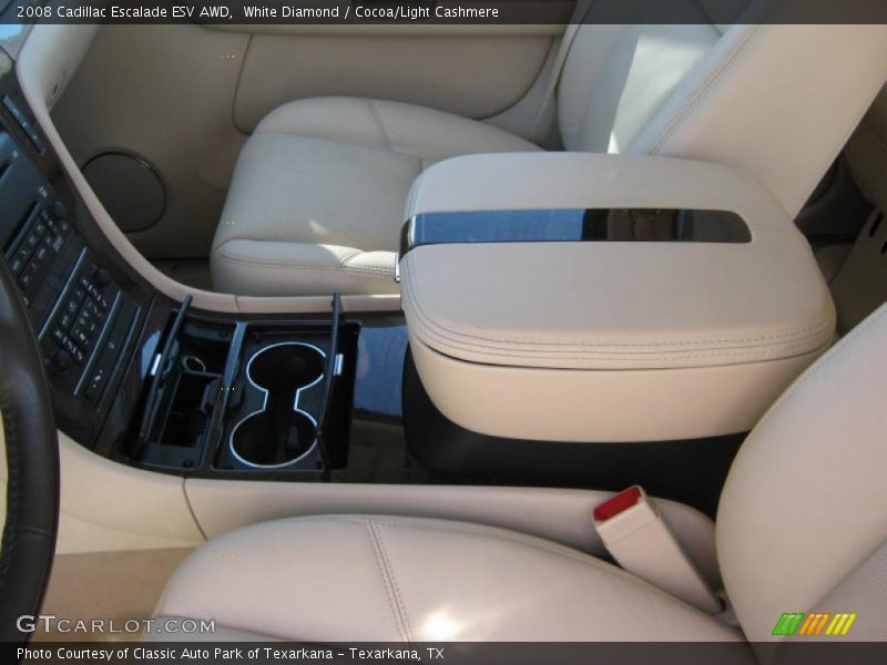 White Diamond / Cocoa/Light Cashmere 2008 Cadillac Escalade ESV AWD