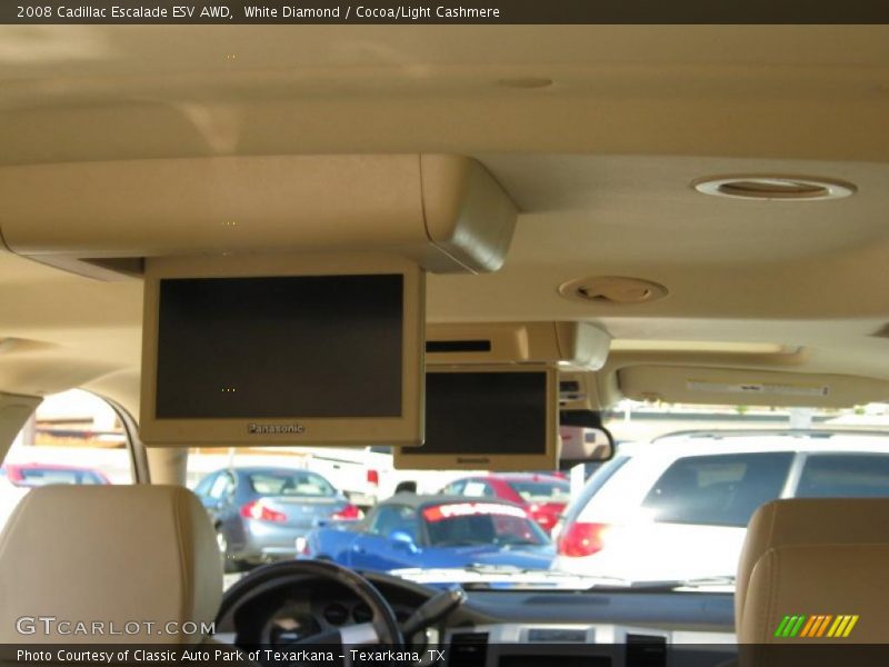 White Diamond / Cocoa/Light Cashmere 2008 Cadillac Escalade ESV AWD