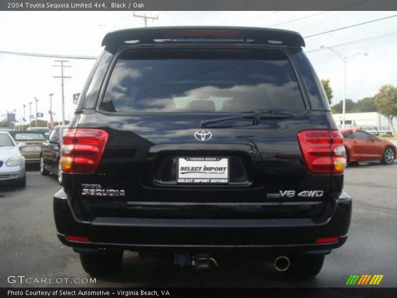 Black / Oak 2004 Toyota Sequoia Limited 4x4