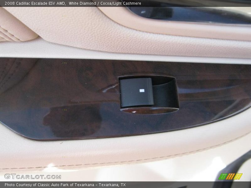 White Diamond / Cocoa/Light Cashmere 2008 Cadillac Escalade ESV AWD