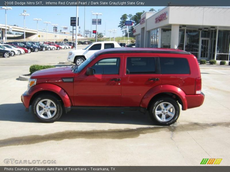 Inferno Red Crystal Pearl / Dark Slate Gray/Light Slate Gray 2008 Dodge Nitro SXT