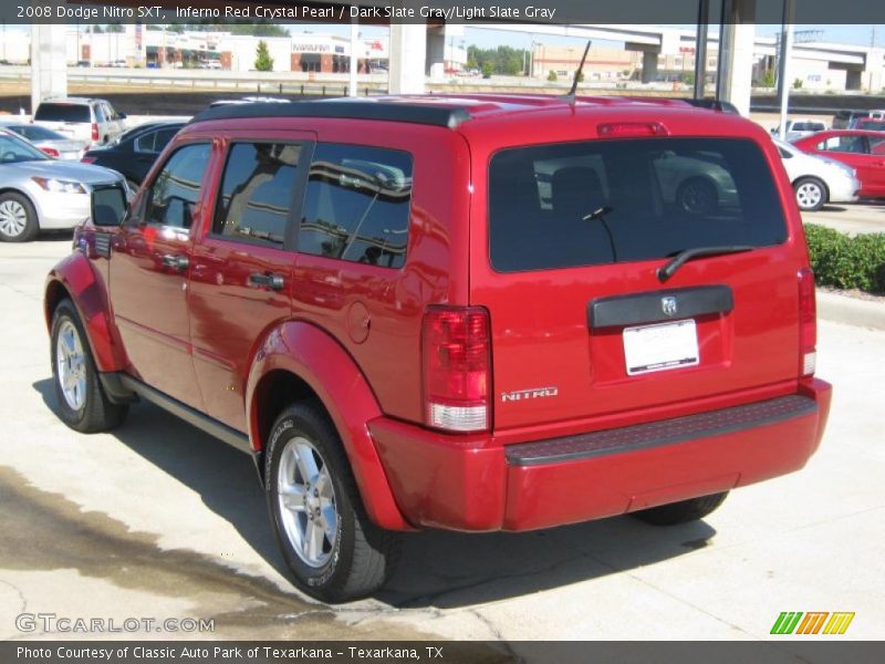 Inferno Red Crystal Pearl / Dark Slate Gray/Light Slate Gray 2008 Dodge Nitro SXT