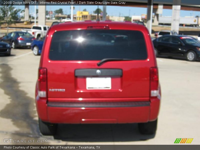 Inferno Red Crystal Pearl / Dark Slate Gray/Light Slate Gray 2008 Dodge Nitro SXT