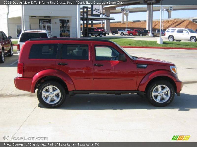 Inferno Red Crystal Pearl / Dark Slate Gray/Light Slate Gray 2008 Dodge Nitro SXT