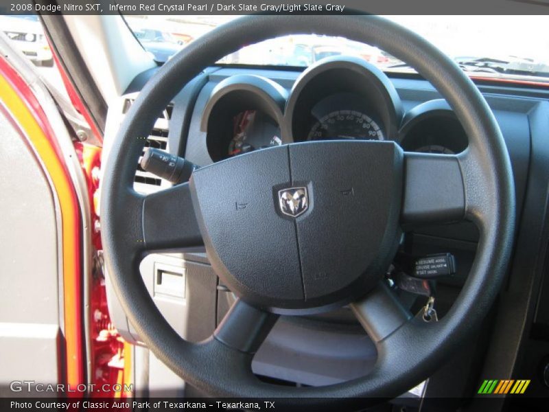 Inferno Red Crystal Pearl / Dark Slate Gray/Light Slate Gray 2008 Dodge Nitro SXT