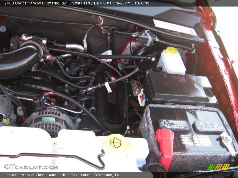 Inferno Red Crystal Pearl / Dark Slate Gray/Light Slate Gray 2008 Dodge Nitro SXT