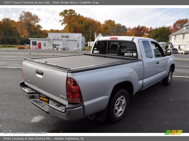 Silver Streak Mica / Graphite Gray 2007 Toyota Tacoma Access Cab