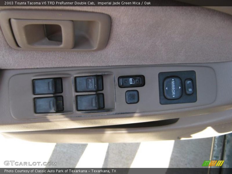 Imperial Jade Green Mica / Oak 2003 Toyota Tacoma V6 TRD PreRunner Double Cab