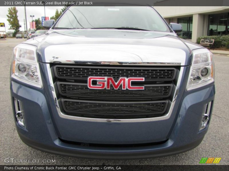 Steel Blue Metallic / Jet Black 2011 GMC Terrain SLE