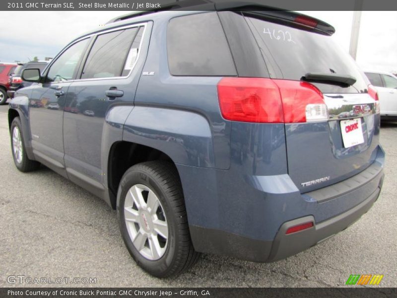 Steel Blue Metallic / Jet Black 2011 GMC Terrain SLE