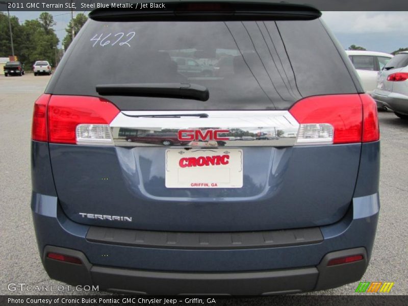 Steel Blue Metallic / Jet Black 2011 GMC Terrain SLE