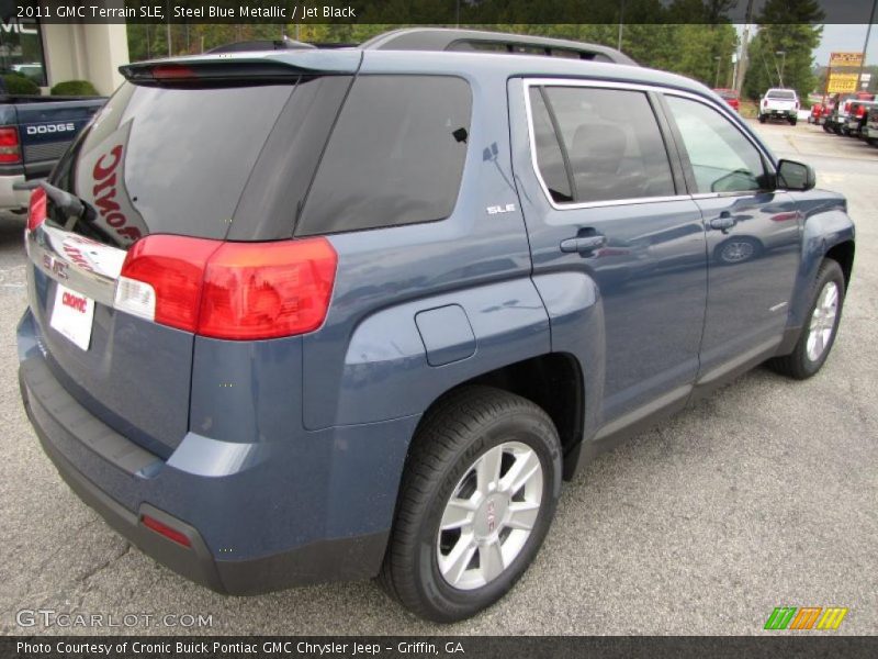 Steel Blue Metallic / Jet Black 2011 GMC Terrain SLE