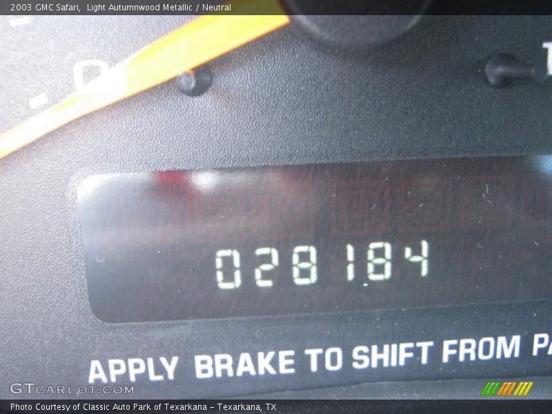 Light Autumnwood Metallic / Neutral 2003 GMC Safari