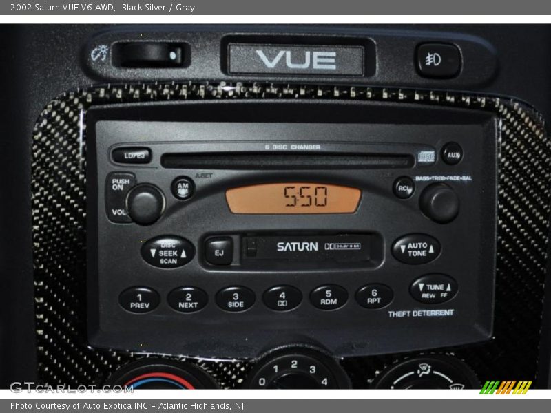 Controls of 2002 VUE V6 AWD