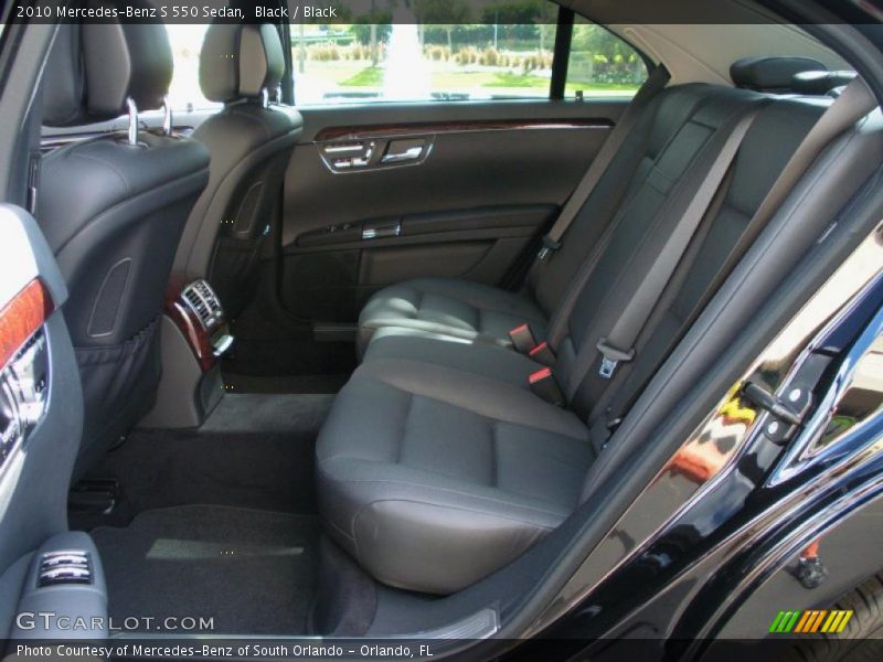 Black / Black 2010 Mercedes-Benz S 550 Sedan