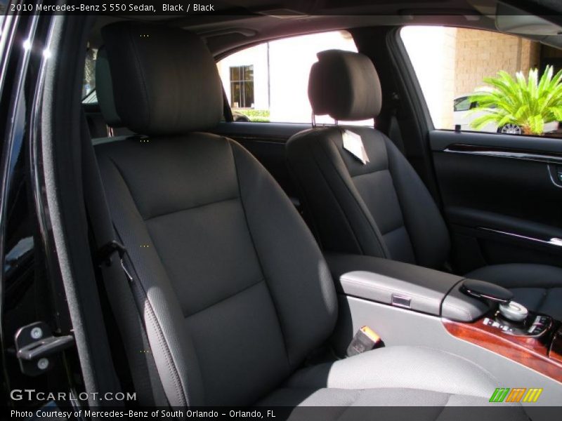 Black / Black 2010 Mercedes-Benz S 550 Sedan