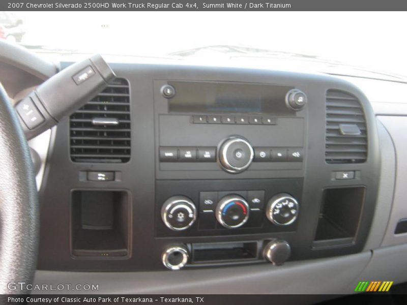Summit White / Dark Titanium 2007 Chevrolet Silverado 2500HD Work Truck Regular Cab 4x4
