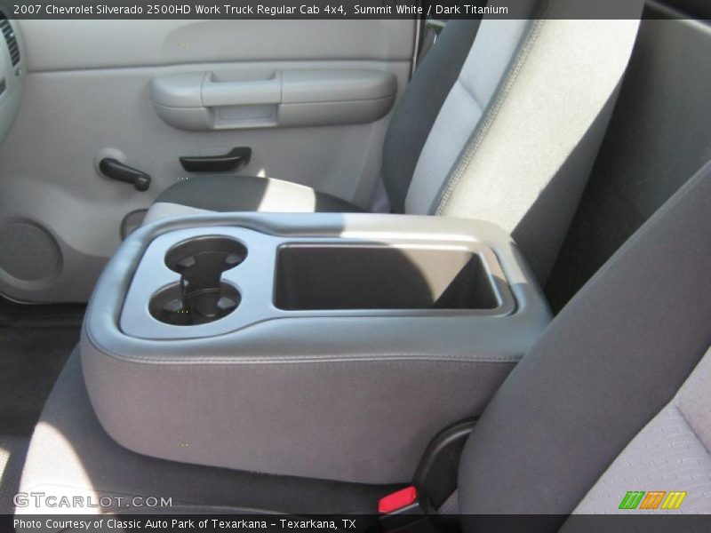 Summit White / Dark Titanium 2007 Chevrolet Silverado 2500HD Work Truck Regular Cab 4x4
