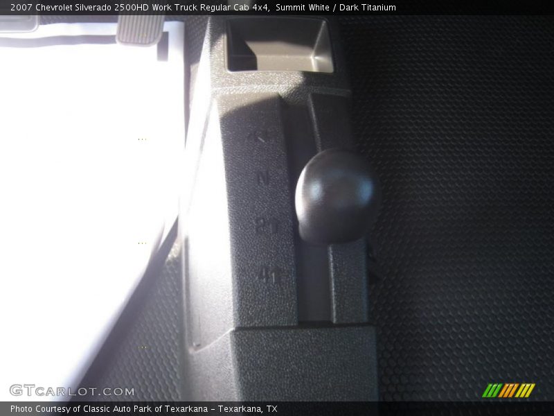 Summit White / Dark Titanium 2007 Chevrolet Silverado 2500HD Work Truck Regular Cab 4x4