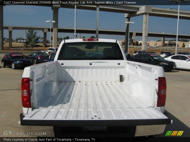 Summit White / Dark Titanium 2007 Chevrolet Silverado 2500HD Work Truck Regular Cab 4x4