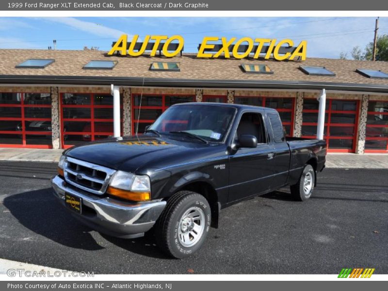 Black Clearcoat / Dark Graphite 1999 Ford Ranger XLT Extended Cab