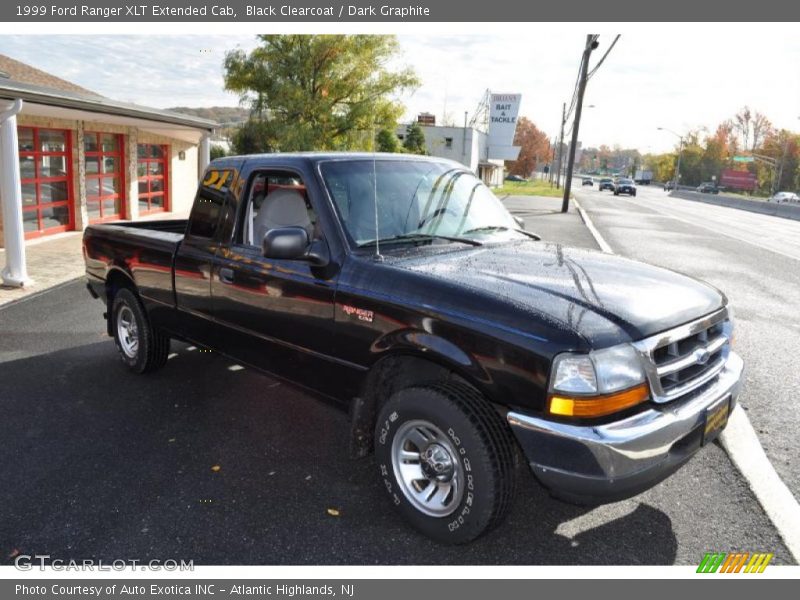 Black Clearcoat / Dark Graphite 1999 Ford Ranger XLT Extended Cab