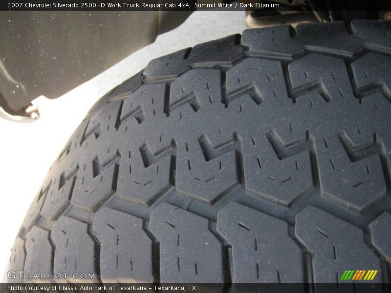 Summit White / Dark Titanium 2007 Chevrolet Silverado 2500HD Work Truck Regular Cab 4x4